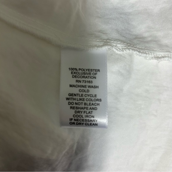 Melissa Paige White Soft Tunic Top - Picture 7 of 8